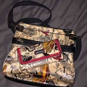Sakroots crossbody and matching wallet